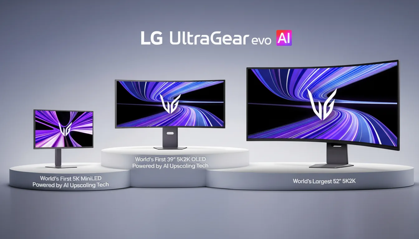 LG UltraGear evo Debut: How 5K AI Upscaling and New Panel Tech Redefine Gaming Monitors at CES 2026