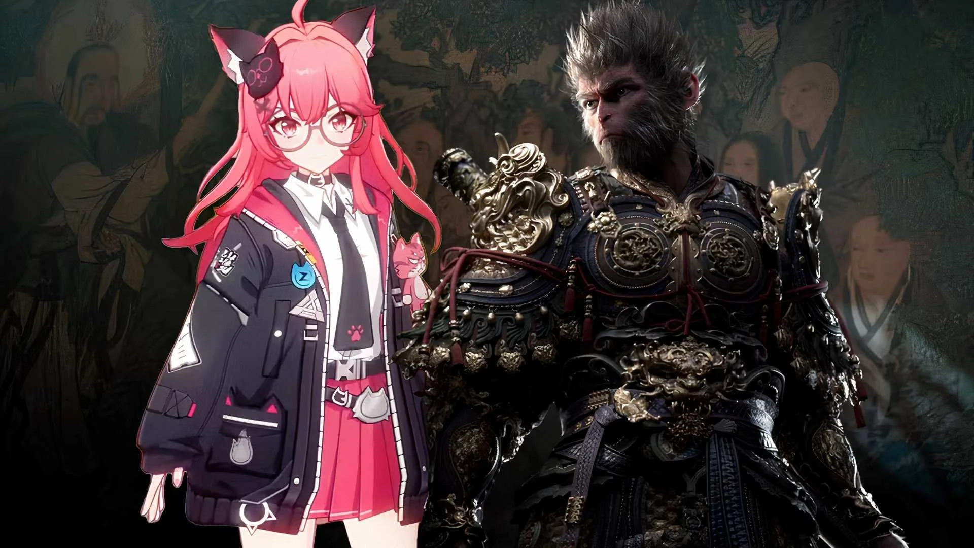 neverness to everness nanally next to black myth wukong's Sun Wukong