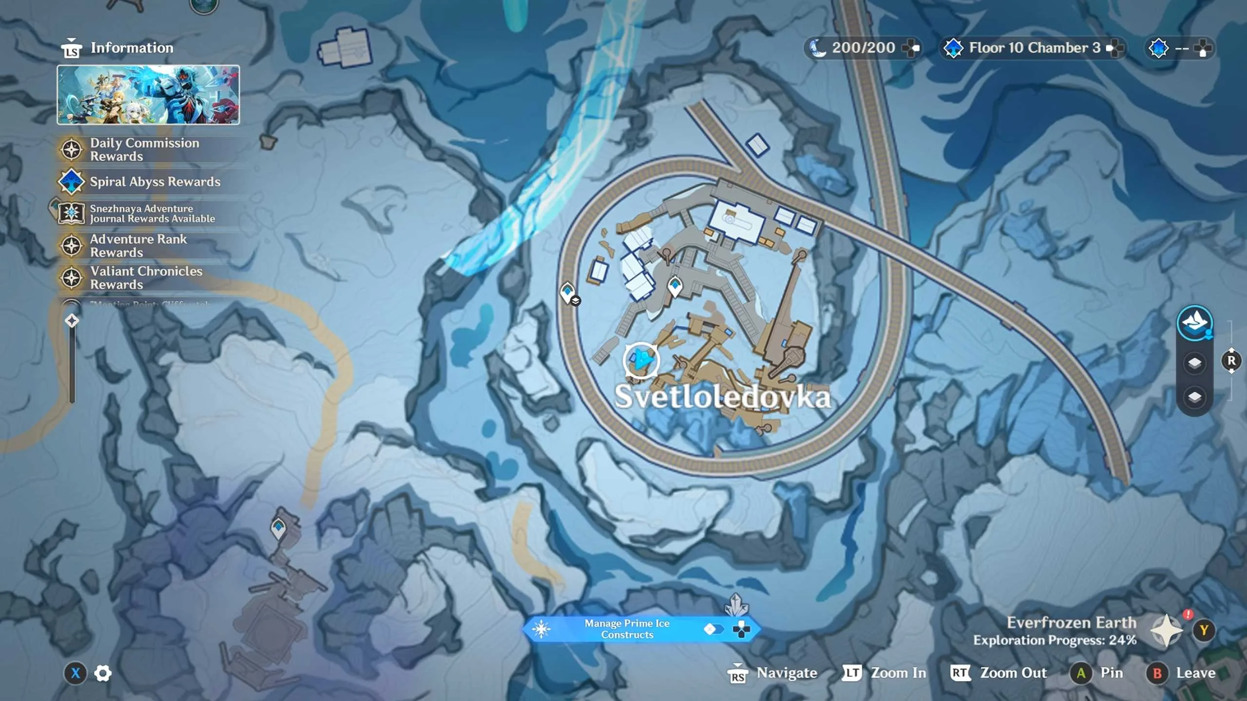 Zarkaya Prime Ice Construct Quest 1 In Genshin Impact