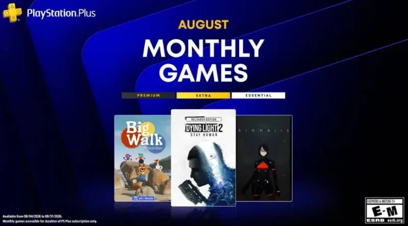 PS Plus Monthly Games for August 2026 Revealed Early: Dying Light 2, Big Walk, and Signalis Lead the Lineup