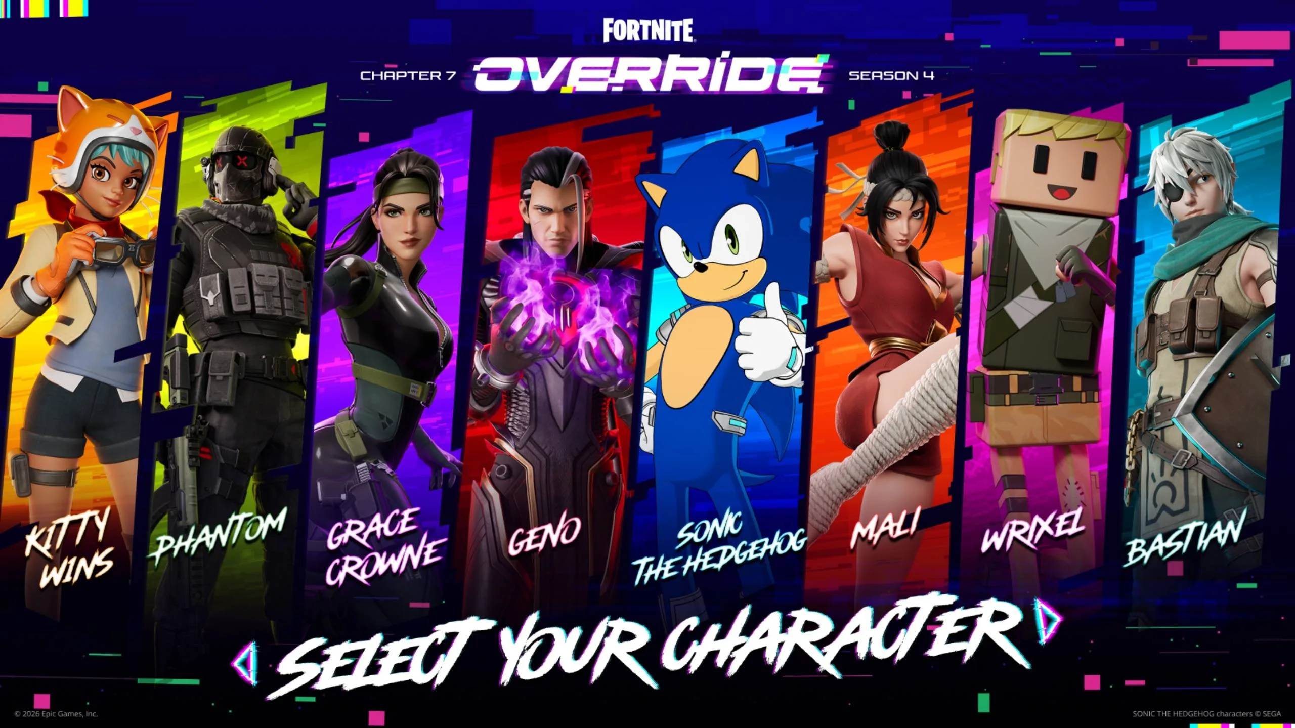 Fortnite Override Battlepass All Skins, Cosmetics, and V-Bucks (Chapter 7 Season 4)
