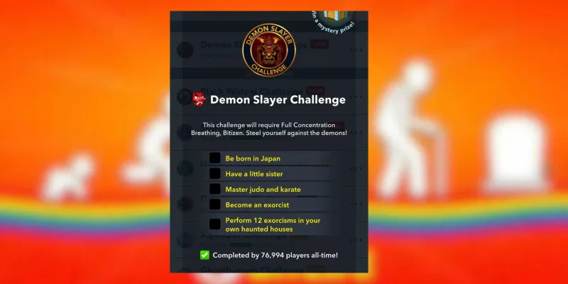 BitLife Demon Slayer Challenge Guide: Complete All 5 Objectives (Born in Japan, Master Judo & Karate, Become Exorcist, Exorcise Haunted House)