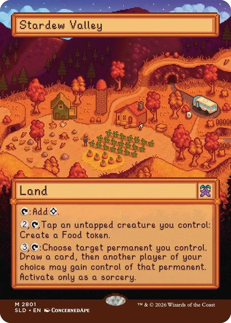 Stardew Valley x Magic: The Gathering Secret Lair: The Ultimate Crossover Superdrop of the Moonlight Jellies