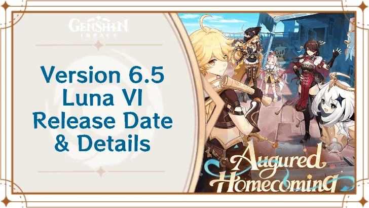 Genshin Impact 6.5 Luna VI Release Date & Details
