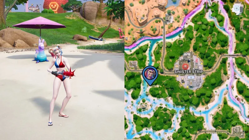 Harley Quinn Fortnite Location: Where to Find the Hidden DC Boss in Chapter 7 Season 3 (Hot Bat Summer)