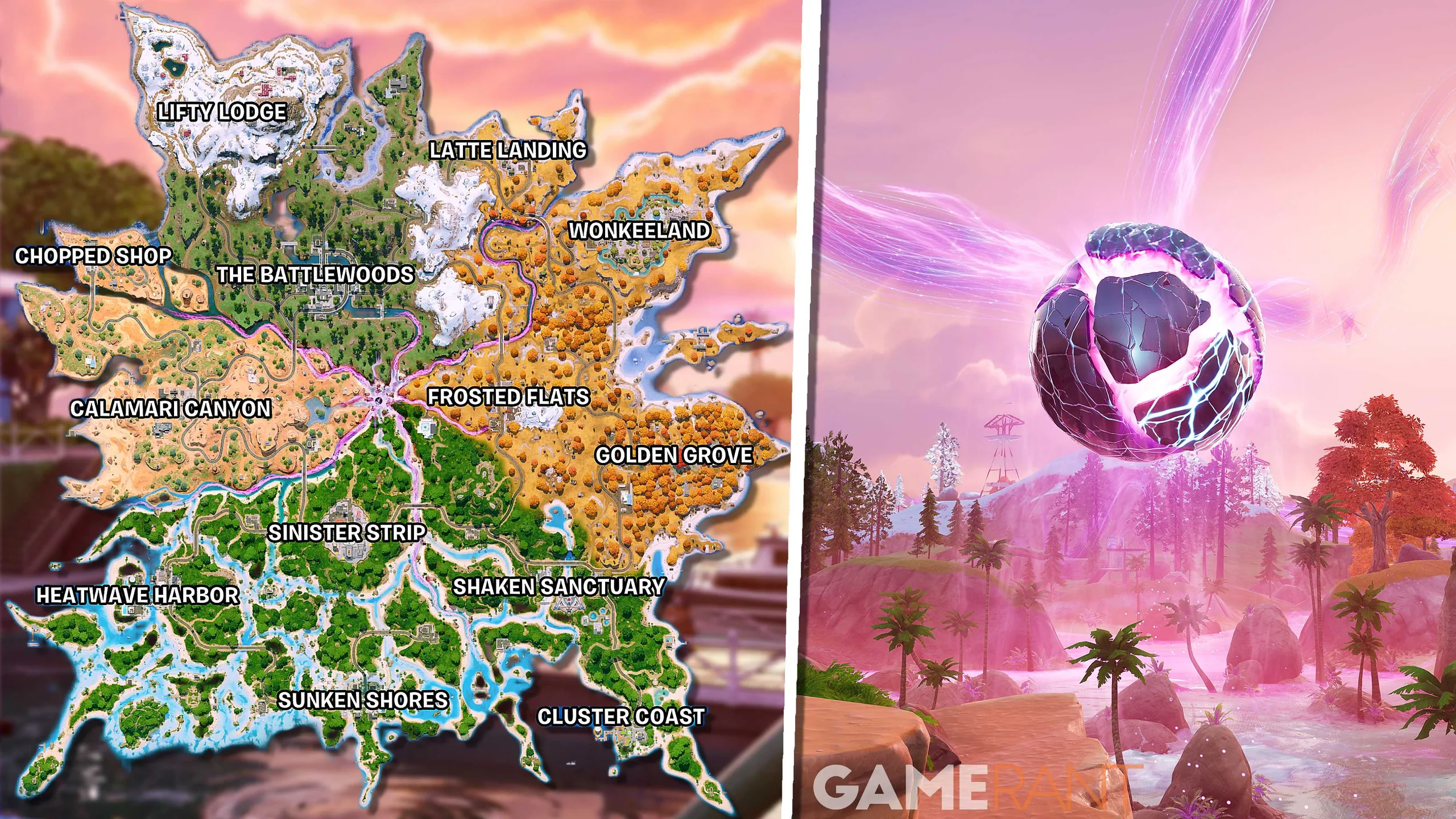 Chapter 7 Season 3 Map Changes (New Island & Locations)