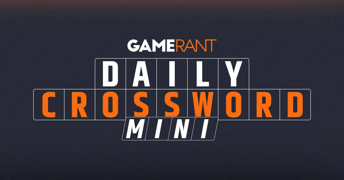 GameRant Daily Crossword Mini title card.