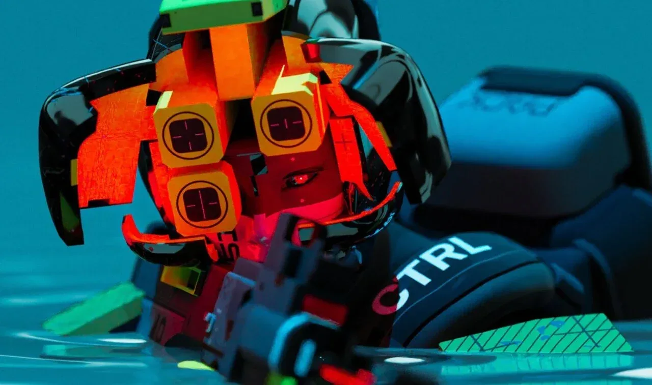 Robotic character in 007: First Light.