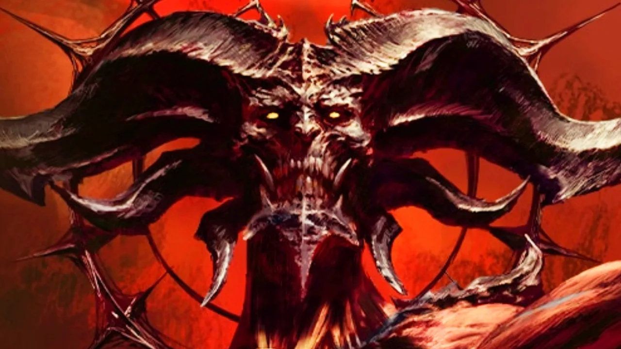 Diablo, Lord of Terror. Close-up of the iconic Diablo character.