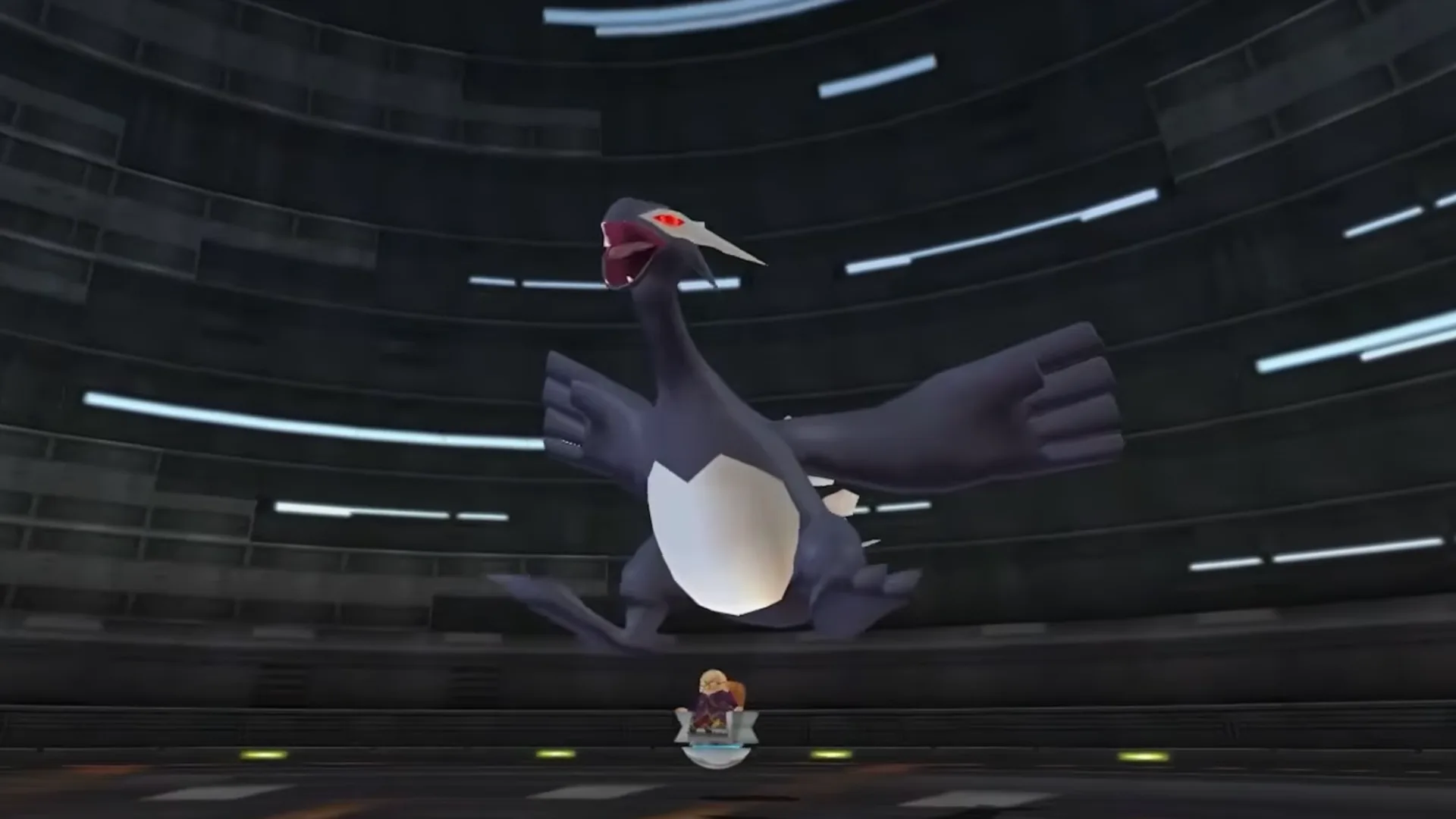Shadow Lugia in Pokémon XD: Gale of Darkness.