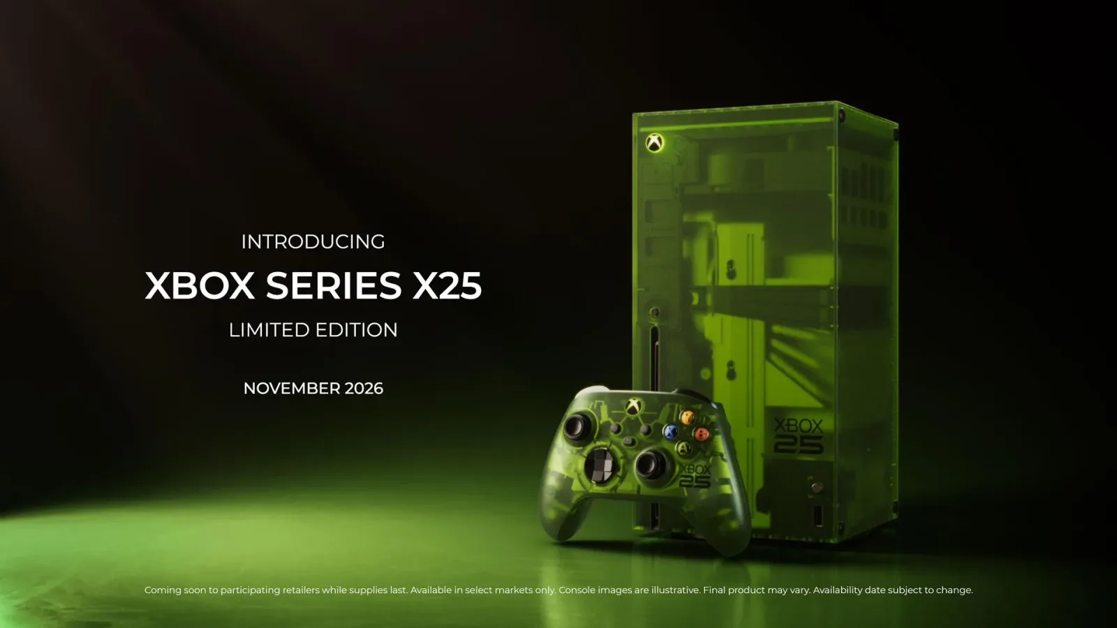 Xbox Series X25 Limited Edition: Microsoft’s Translucent Green Console Marks 25 Years of Gaming Nostalgia