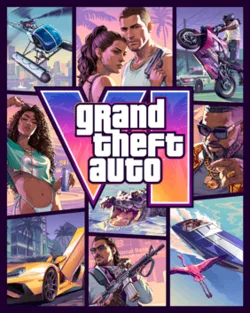 Video game cover art featuring a collage of various characters and scenarios