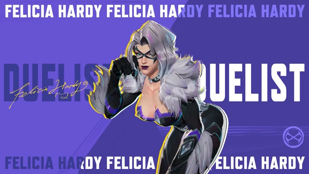 Black Cat, aka Felicia Hardy, in Marvel Rivals.