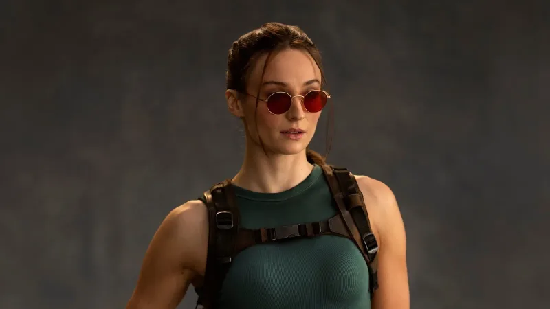 Sophie Turner Embraces the Icon: First Look at the New Lara Croft for Prime Video's Tomb Raider Series