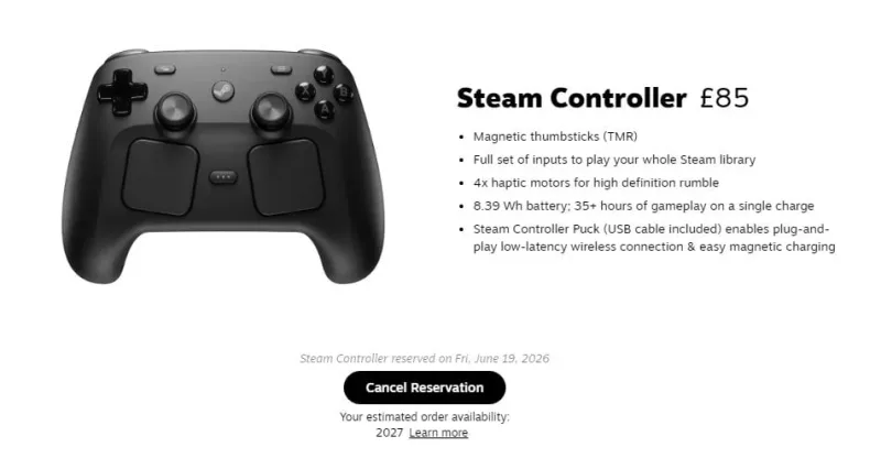 Valve's Steam Controller Orders Pushed to 2027: A Triumph Haunted by Component Shortages