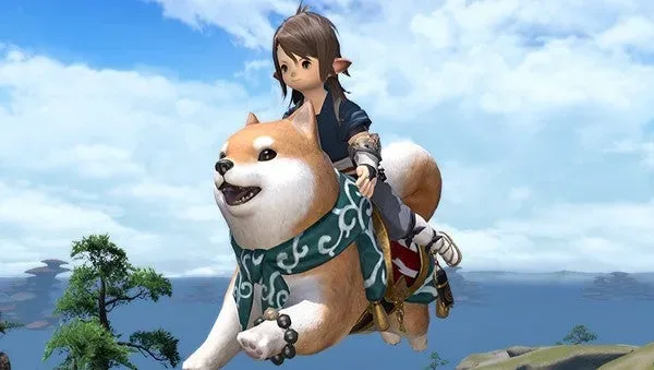 Pay Your Real-Life Taxes, Get a Giant Dog Mount: Final Fantasy 14’s Surreal New Promotion in Japan