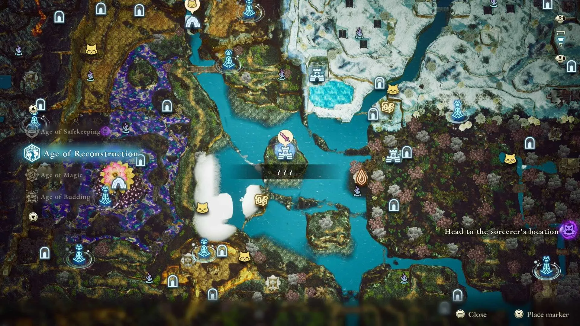 The Adventures of Elliot screenshot showing the location of the Leyftstaf