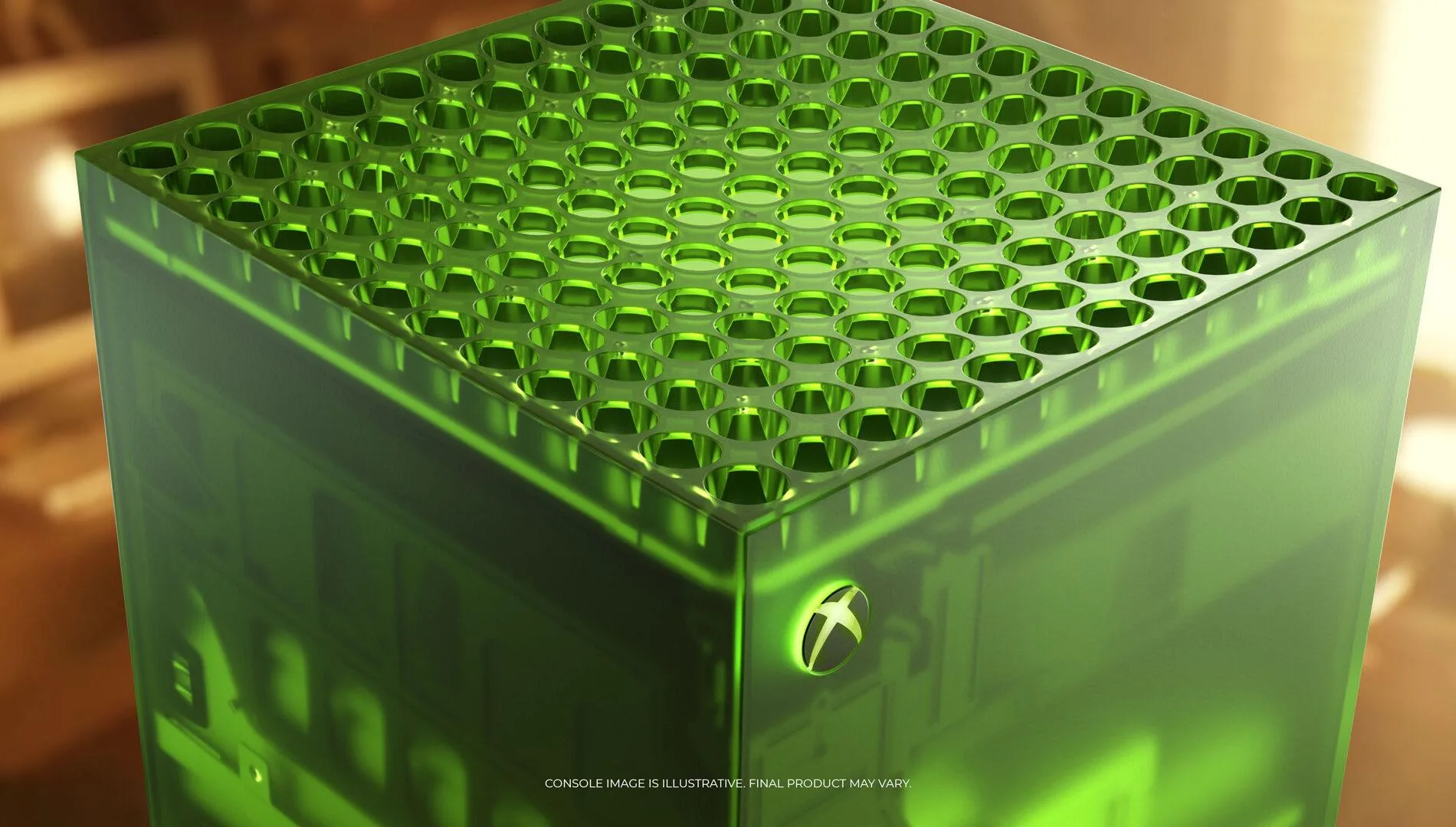 The top of the Xbox 25th anniversary edition.