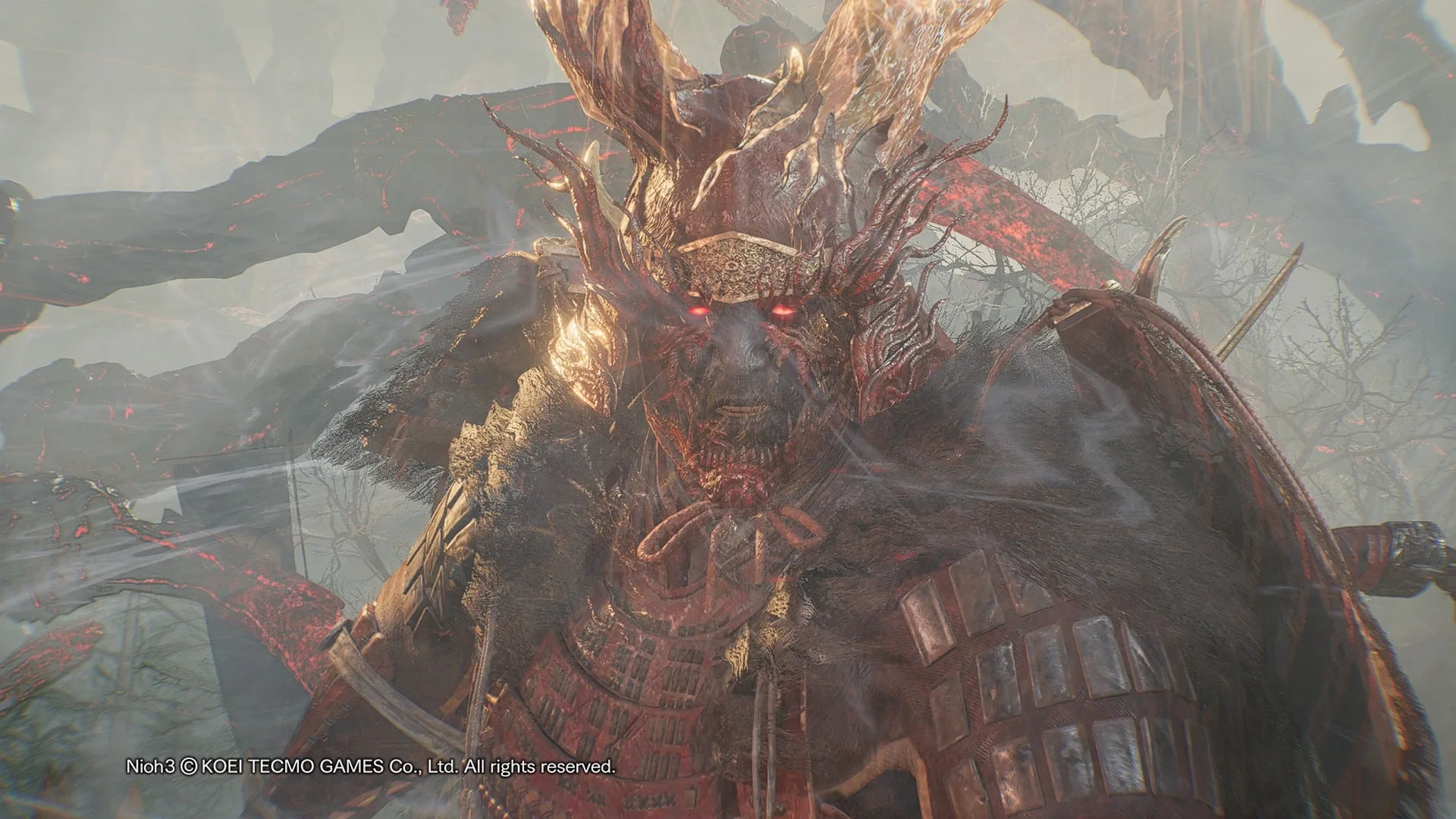 Yamagata Masakage in Nioh 3, a formidable foe.