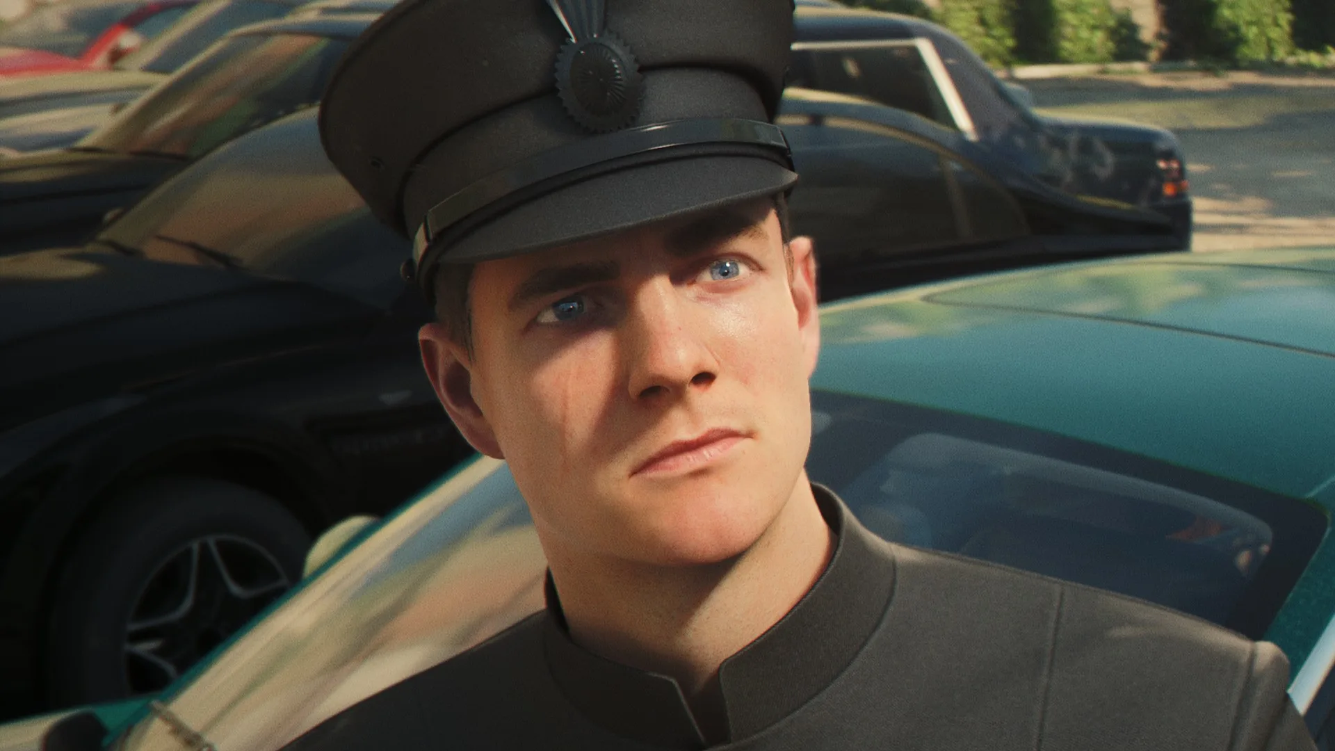 James Bond as chauffeur in 007 First Light.