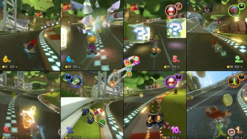 Surprise Switch 2 Upgrade Brings Wild 8-Player Split-Screen Mode To Mario Kart 8 Deluxe For Free