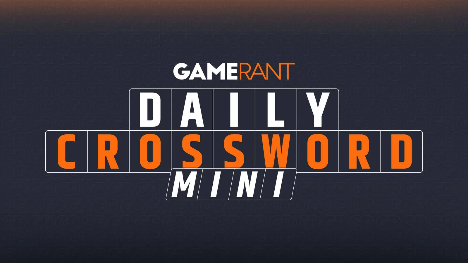 GameRant Daily Crossword Mini logo.
