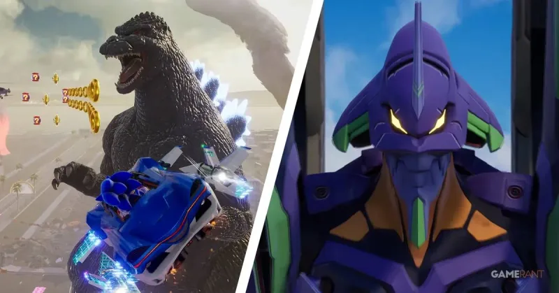 Sonic Racing CrossWorlds Adds Godzilla and Evangelion to Its Wild Crossover Roster