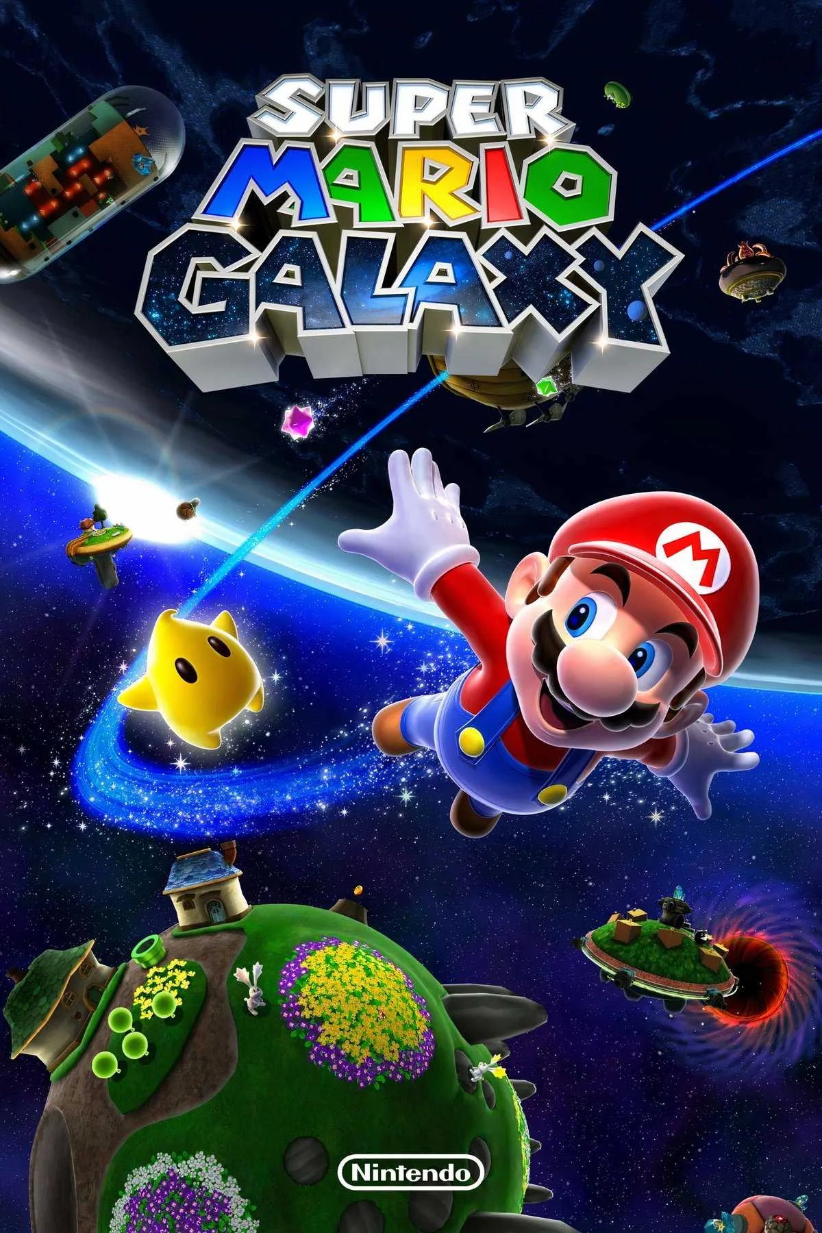 Super Mario Galaxy cover art.