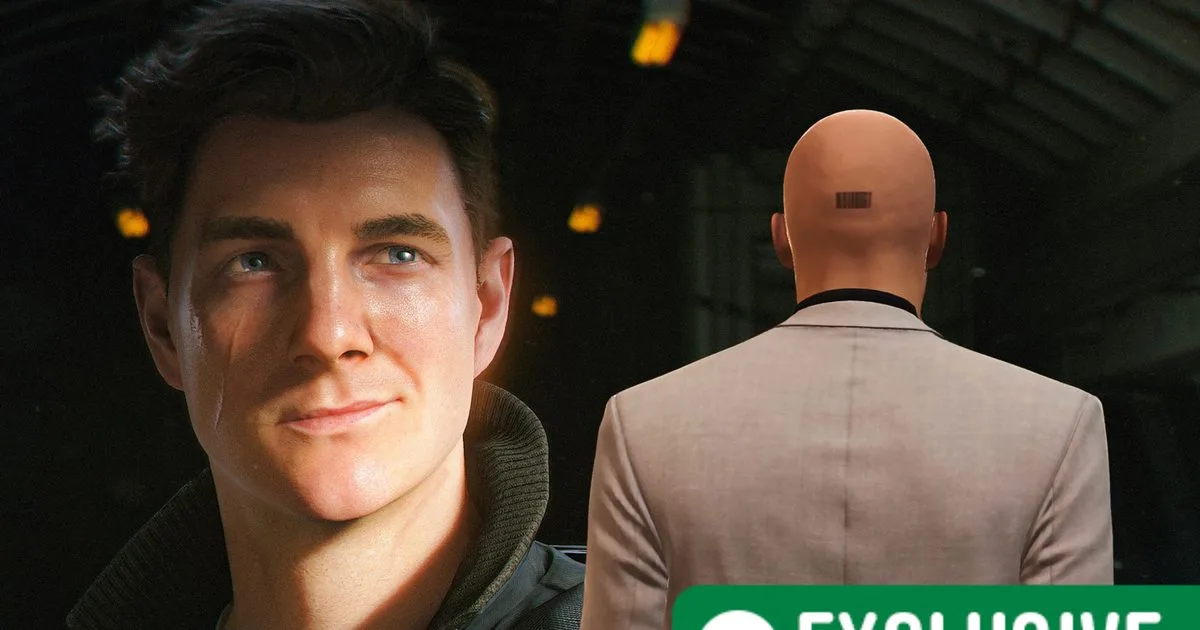 James Bond character and a Hitman reference, hinting at IO Interactive's style.