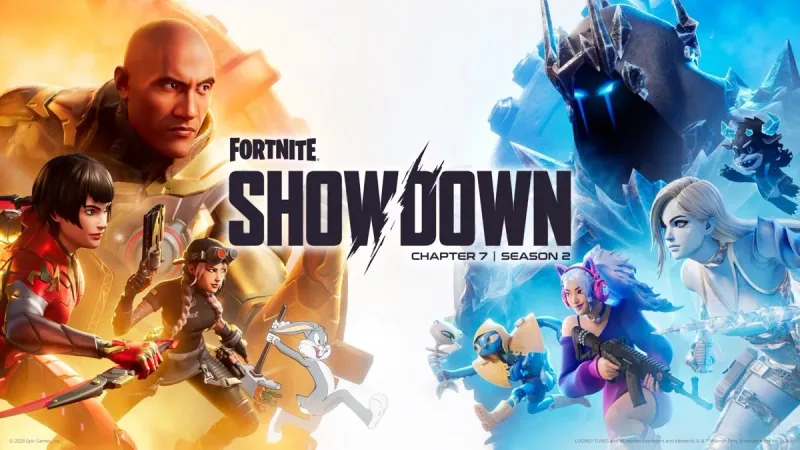 Fortnite Chapter 7 Season 2 "Showdown": The Rock, Bugs Bunny, and a Crossover Avalanche