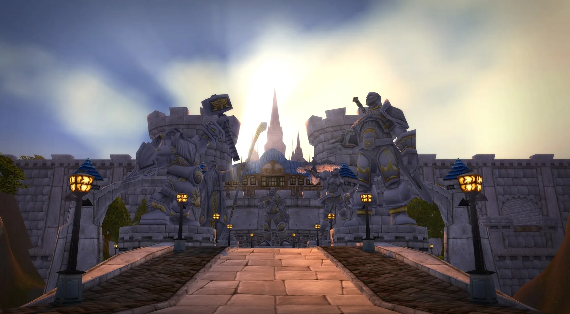 Stormwind, the Alliance capital city in World of Warcraft.