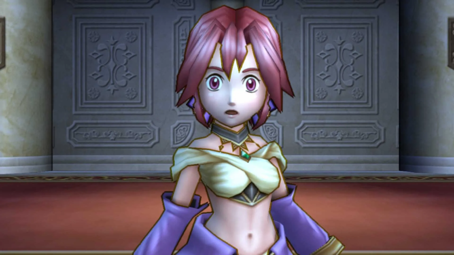 Monica at a circus in Dark Cloud 2 (PS4)